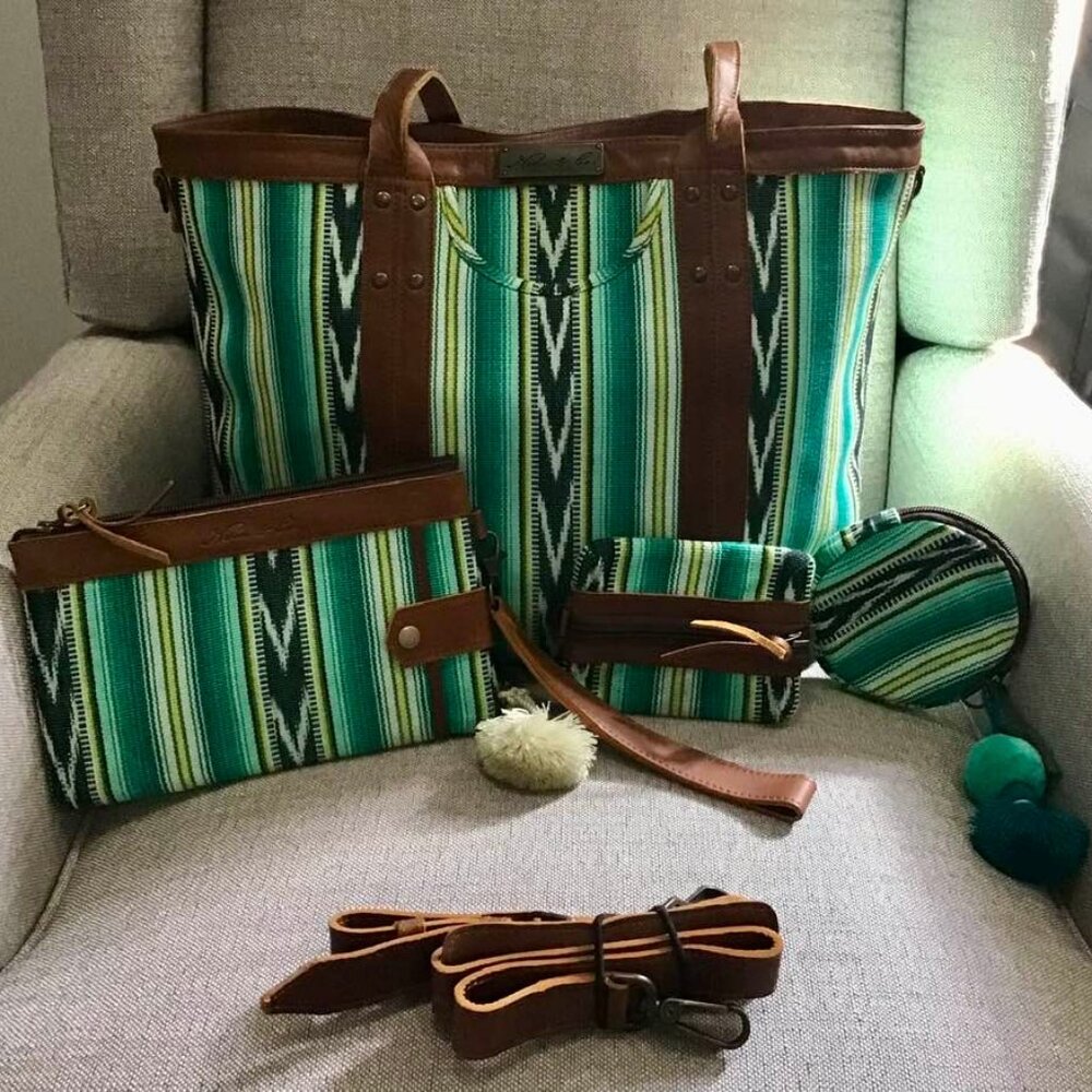 Nena & Co 4-piece Palmera Lucia/Olga Tote Set